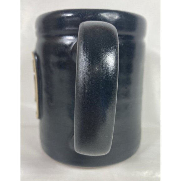 Deneen Pottery Nait @ 50 Black Coffee Mug Handthrown 2012 USA - Picture 5 of 12